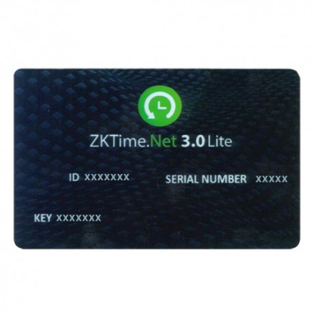 Zkteco ZK-TIMENET-SOF Licença Software Controlo de Presença 50 Dispositivos 2.000 usuários - 8435325427577