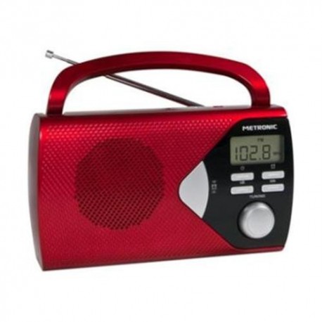 RADIO METRONIC PORT.AM/FM-VERMEL-477201 - 3420744772013