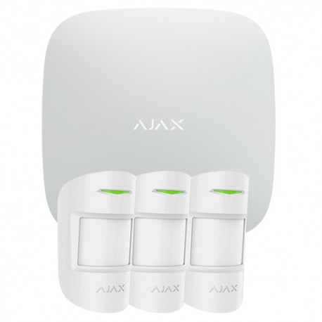 Ajax AJ-HUBKIT-PRO-W Kit de Alarme Profissional Certificado Grau 2 Branco