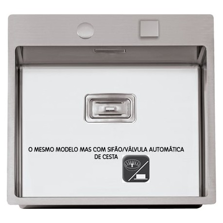 CUBA ESCOVADA RODI - BOX LUX 57 C/ VALVULA CESTA
