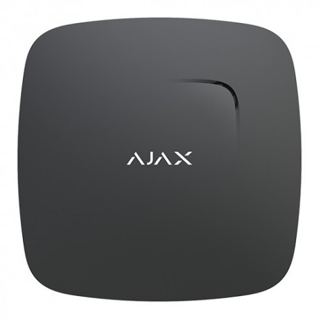 Ajax AJ-FIREPROTECTPLUS-B Detector de Fumo e CO Sensor de Temperatura Sem Fios Preto - 0856963007255