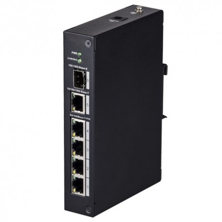 X-Security XS-SW0604EPOE-100 Switch de Escritório 4 Portas RJ45 PoE + 1 Gigabit Combo Port - 8435325426655