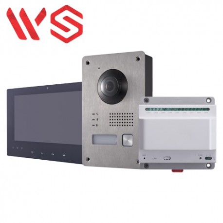 Safire SF-VI302-2 Kit de Video-Porteiro Tecnologia 2 Fios IP Placa e Monitor - 8435325434292