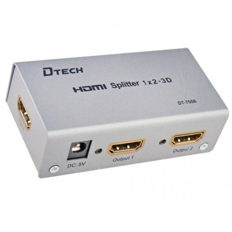 Oem HDMI-SPLITTER-4-4K Multiplicador de Sinal HDMI 1 Entrada HDMI 4 Saídas HDMI até 4K 25m DC 5V - 8435325435879