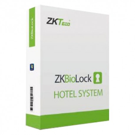 Zkteco ZK-HOTEL-BIOLOCK Licença de Software Gestão de Hotel e Fechaduras Autónomas até 225 Fechaduras Multi-idioma USB Zk Biolock Access Control Software