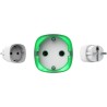 Ajax AJ-SOCKET-W Tomada Inteligente com Controlo Remoto Sem Fios 868 MHz Jeweller até 1000 m Medidor Consumo RGB 230 VAC 11 A 2.5 kW Branco - 0856963007910