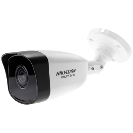 Hiwatch HWI-B140H Câmara Bullet IP Dual Stream 4 Megapixel 1/3" 2.8 mm IR30m PoE IP67 WEB CMS Smartphone e NVR - 6954273661014