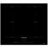 Placa Encastre Meireles FREE COOK Indução 2 Zonas 4 Bridge 60 cm Vidro Biselado Preto - 5604409147035