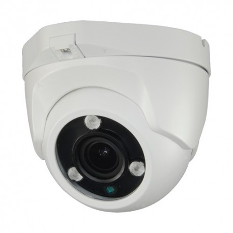 Oem T957ZSW-5U4N1 Câmara Dome Gama 5Mpx/4Mpx ULTRA 4 em 1 HDTVI HDCVI AHD CVBS 1/2.8" Sony Starvis 2.7 a 13.5 mm IR40m WDR IP66 Branco - 8435325436784