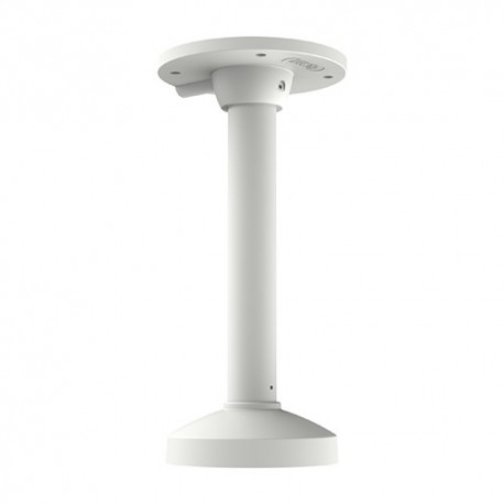 Hikvision DS-1271ZJ-130 Suporte de Tecto Altura 56,5 cm para Câmaras Dome com Passador de Cabos Apto para Exterior Alumínio Branco