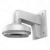 Hikvision DS-1272ZJ-120 Suporte de Parede para Câmaras Mini Dome com Caixa de Conexões e Passador de Cabos Apto para Exterior Alumínio Branco