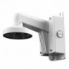 Hikvision DS-1273ZJ-130B-TRL Suporte de Parede para Câmaras Dome com Passador de Cabos Apto para Exterior Alumínio Branco