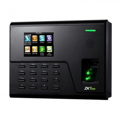 Zkteco ZK-UA760 Controlo de Presença Leitor Biométrico Impressão Digital Cartão EM RFID e Teclado TFT 2.8" TCP IP Wi-Fi USB Flash - 8435452810020