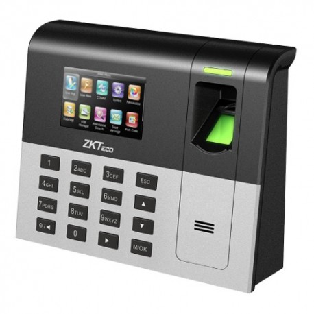 Zkteco ZK-UA200 Controlo de Presença Biométrico Impressão Digital Cartão EM RFID e Teclado TFT 3" TCP IP USB Flash RS232 RS485 - 8435452811065