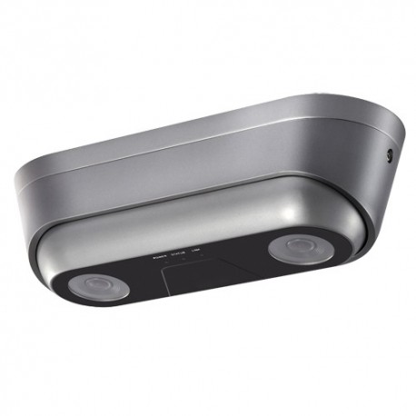 Safire SF-IPCOUNT-002Y Contador de Pessoas IP para Tecto 1/3" 2 mm Duplo Sensor Alarmes PoE IR3m WEB CMS Smartphone e NVR com Estatísticas e Reports - 8435325439143