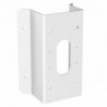 Hikvision DS-1476ZJ-SUS Suporte para Esquina Ângulo de Abertura 90 Graus com Passador de Cabos Apto para Exterior Aço Inox Branco