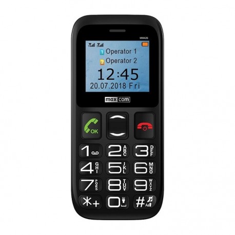 Telemóvel Maxcom Comfort MM426 1.77" Dual SIM 3G Preto - 5908235974507