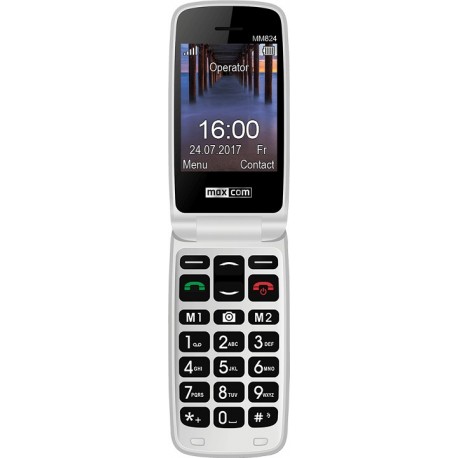 Telemóvel Maxcom Comfort MM824 2.4" Single SIM 2G Preto - 5908235974293