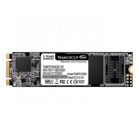 Disco Team Group MS30 M.2 SATA Serial III SSD 256 GB 6 Gbit/s 550R/470W MB/s 2280