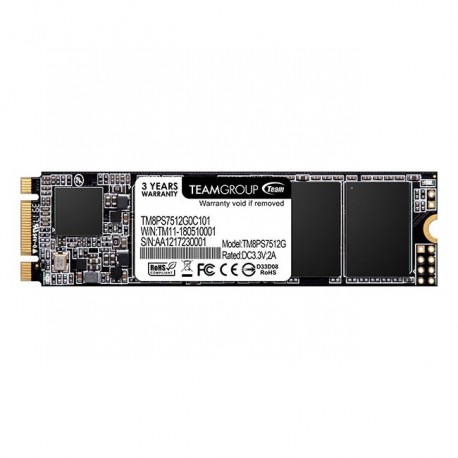 Disco Team Group MS30 M.2 SATA Serial III SSD 512 GB 6 Gbit/s 550R/480W MB/s 2280