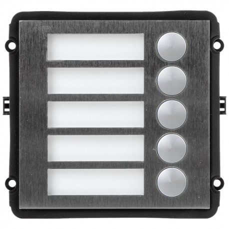 X-Security XS-V2000E-M5B Módulo de Extensão Teclado 5 Botões Mecânicos com Etiquetas LED Compatível com XS-V2000E-MIP - 8435325439679