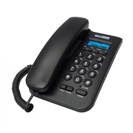 Telefone Fixo Maxcom KXT100 Preto - 5907446724024