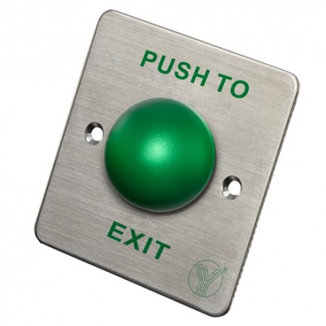 Oem PBK-818B Botão de Libertação de Porta Semiesfera NO NC COM 3 A DC 36 V Aço Inox - 8435325441665