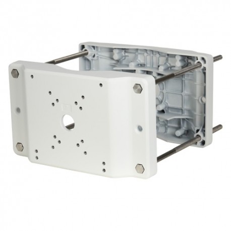 X-Security PFA153 Suporte para Mastros Postes para Câmaras Dome Motorizadas 150 a 300 mm até 35 kg Apto para Exterior Aço Branco
