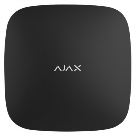Ajax AJ-HUB2-B Central de Alarme Profissional Ethernet e Dual SIM GPRS Sem Fios até 100 Dispositivos 25 CH ou Gravador App Smartphone e PC Preto - 0856963007767