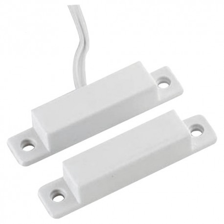 Oem MC-SWPC Contacto Magnético Reed de Média Potência para Superfície de 2 Fios Instalação em Madeira - 8435325444734