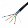 Safire UTP6-300-OUTDOOR Bobina de Cabo UTP 305 m Categoria 6 Conductor 24AWG Rígido para Exterior IP65 Preto - 8435325443393