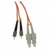 Oem FB-SCST-DXMM-5 Cabo de Fibra Duplex Multimodo Conector SC a ST cor Laranja 5 metros - 8435325442143