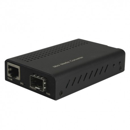 Oem MC-1GF-1GE Conversor de Mídia 1x Ethernet RJ45 10/100/1000 Base TX 1x SFP Gigabit até 100 m - 8435325445168