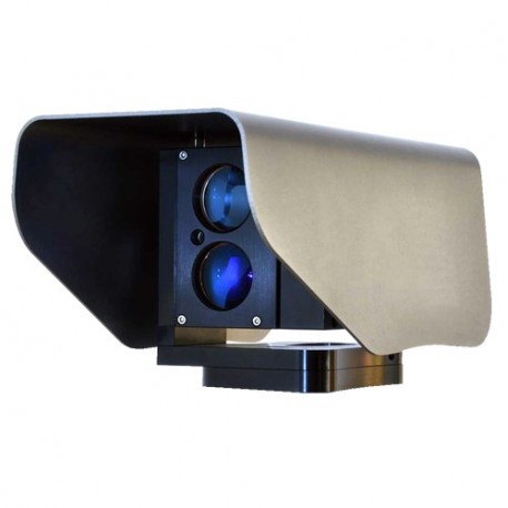 GJD GJD515 Detector Laser Exterior de Grande Alcance até 500 m Regulável Alta Fiabilidade e Precisão 12 V DC PoE IP66