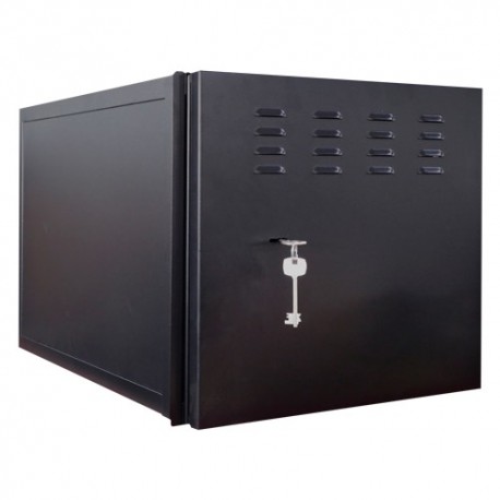 Oem LOCKBOX-6U-SL Caixa Metálica Fechada para DVR Específico para CCTV Gravadores Rack de até 6U Camlock - 8435325444666