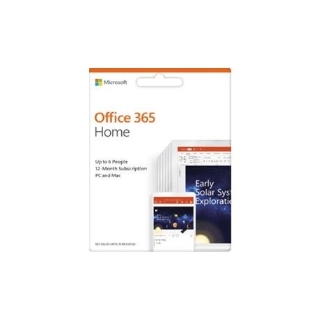 ESD Microsoft Office 365 Home 32-bit/x64 All Lng Sub Online Prod Key EU 1 Year - 0885370509571