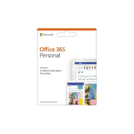 ESD Microsoft Office 365 Personal 32-bit/x64 All Lng Sub Online Product Key EU 1 Year - 0885370750119