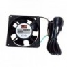 Cooling Fan 120x120x38 Mm With Protection Grid And 2 M. Power Cable. 220v - 8032958180505