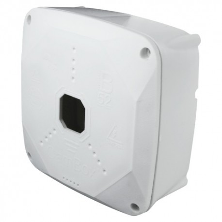 Oem CBOX-B52PRO Caixa de Conexões para Câmaras Dome Plástico Branco