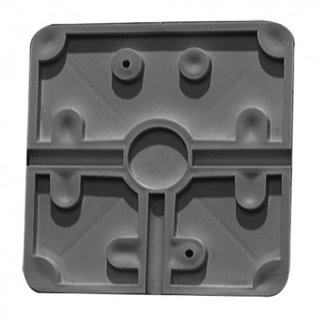 Oem CBOX-BC02-BASEFLEX Tampa de Ligação Flexível para Caixa de Suporte Apto para Uso Exterior Plástico Cinzento
