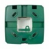 DMTech DMT-D9000-MCP-G Botão Rearmável especial para Painel Extintor Manual Indicador LED de Encastre ou Superfície Cor Verde