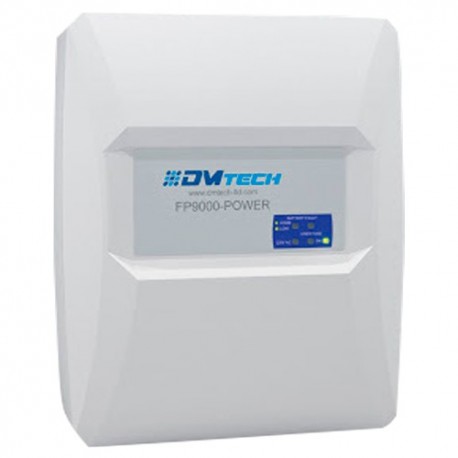 DMTech DMT-FP9000P Fonte de Alimentação 2 A até 3.5 A 15 m 230 V AC com Saída Auxiliar de Falha 2 Baterias 12 V EN54-4