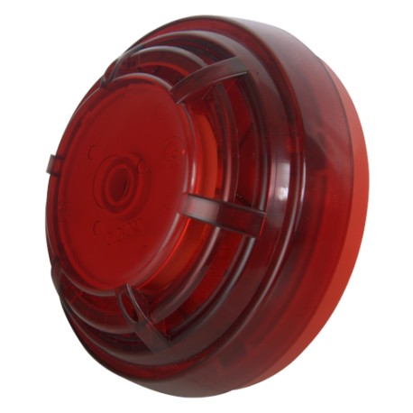 DMTech DMT-S9000 Sirene Cablada de Incêndios para Interior e Exterior 96 dB Flash LED Baixo Perfil 9-30 V DC