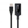 Oem USB1-5 Extensor USB 2.0 5 Metros Preto - 8433281000483