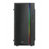 CAIXA MICRO-ATX MARSGAMING MCM COMPACT WINDOW 16 MODES A-RGB 1X 8 CM FAN BLACK - MCM - 4710562754995