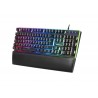 TECLADO MARS GAMING MK320 FULL RGB H-MECHANICAL PADDED PALMREST BLACK - PT - MK320PT - 4710562754056