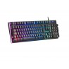 TECLADO MARS GAMING MK320 FULL RGB H-MECHANICAL PADDED PALMREST BLACK - PT - MK320PT - 4710562754056
