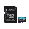 MicroSD Kingston Technology Canvas Go Plus Cartão de Memória 64 GB Classe 10 UHS-I U3 V30 A2170MB s 70MB s - 0740617301045