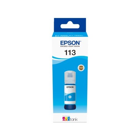 Recarga de Tinta EPSON Série 113 Ciano 70ml - EcoTank 5800/5850/16600/16650 - 8715946674711