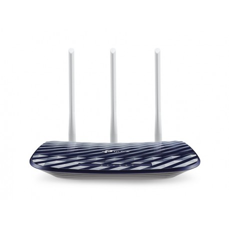 Router TP-LINK Wireless DualBand AC750, 4x10/100, 1USB, 2 Antenas fixas - ARCHER C20